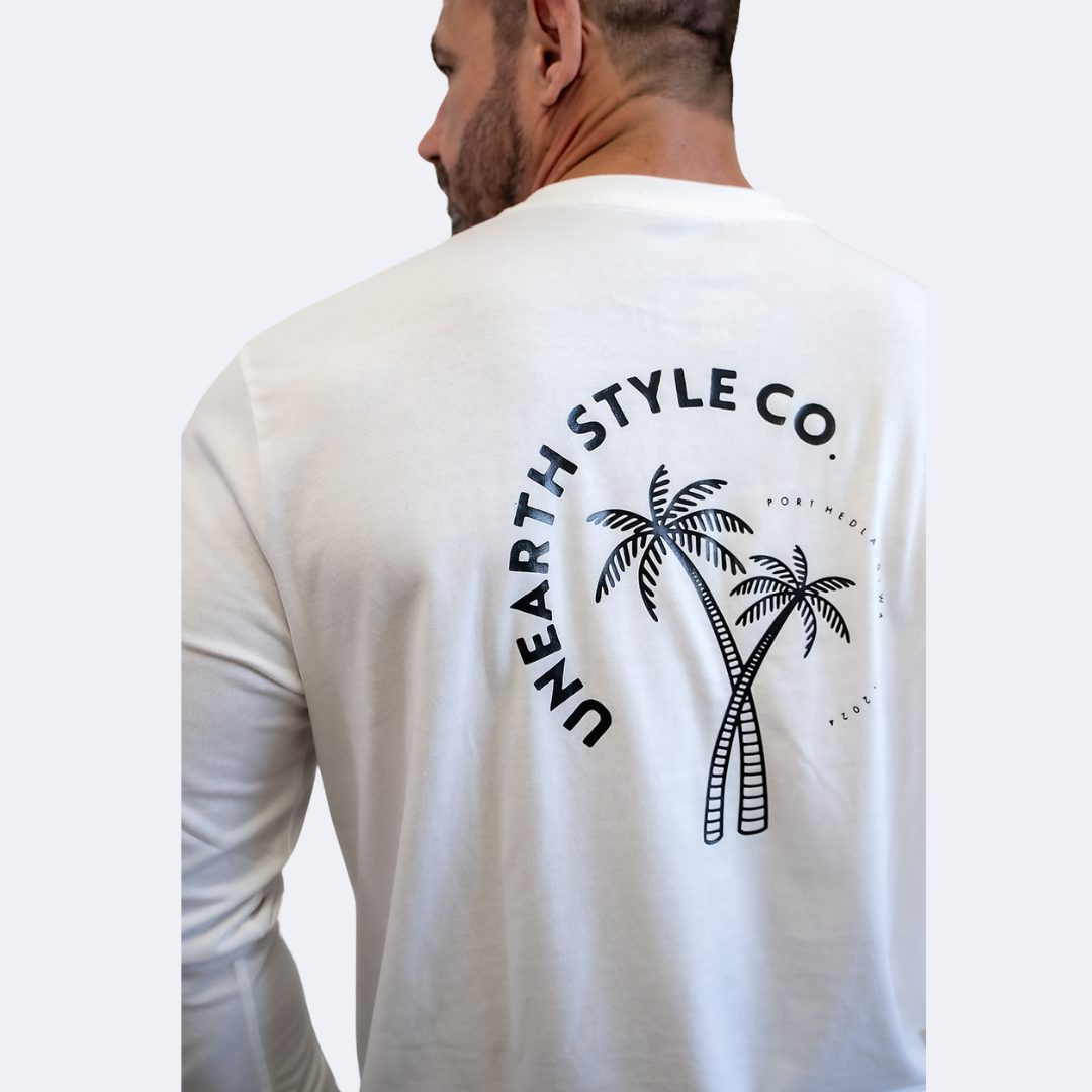 Horizon Palm Long Sleeve T Shirt Unisex