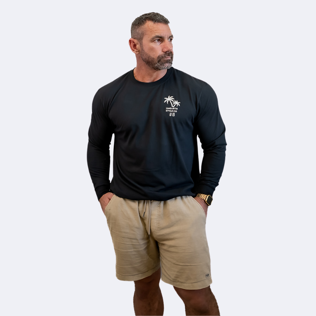 Horizon Palm Long Sleeve T Shirt Unisex