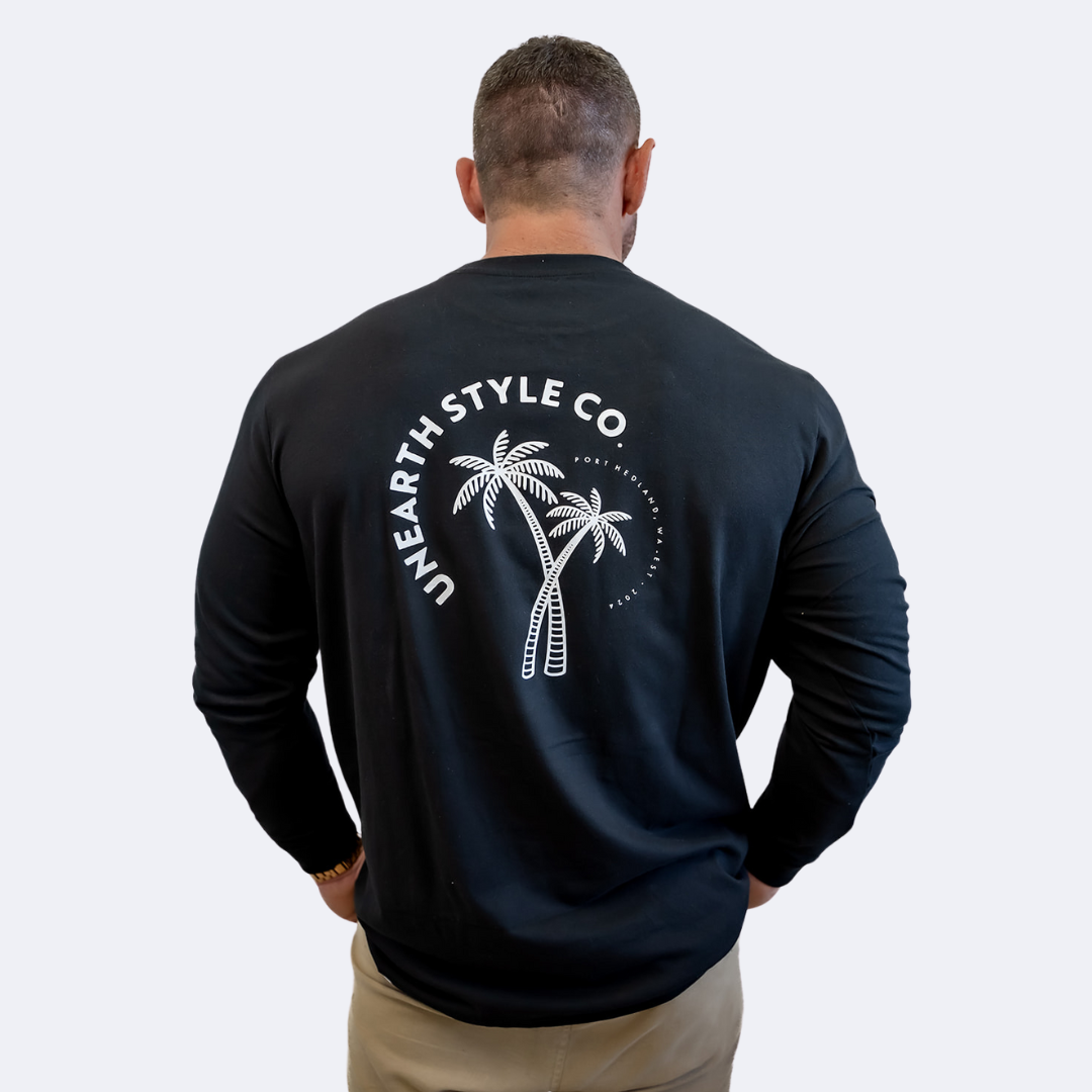 Horizon Palm Long Sleeve T Shirt Unisex