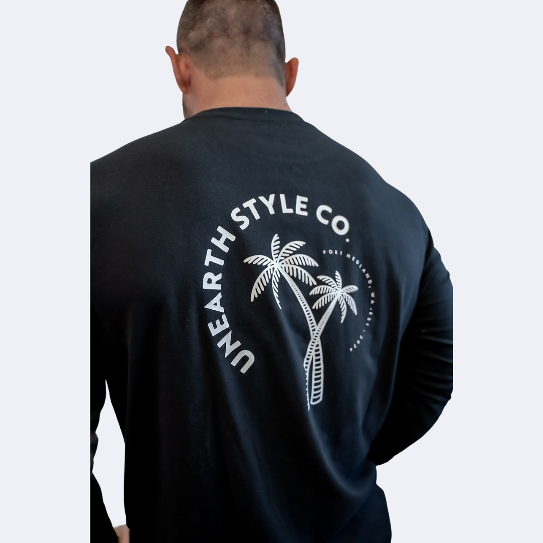 Horizon Palm Long Sleeve T Shirt Unisex