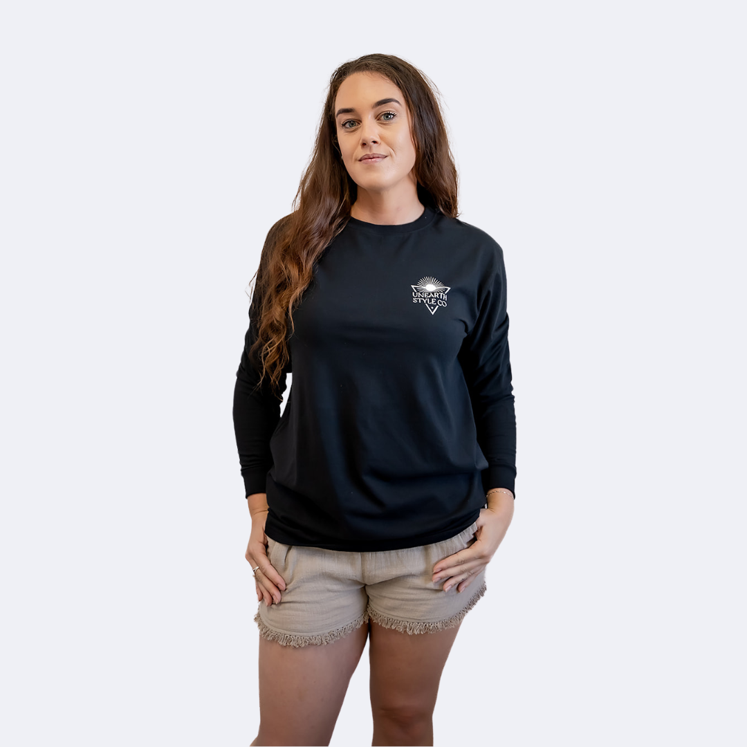 Solar Ridge Long Sleeve T Shirt Unisex.